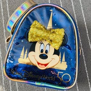 Minnie Mouse Sequined Crossbody Bag – Walt Disney World 50th Anniversary